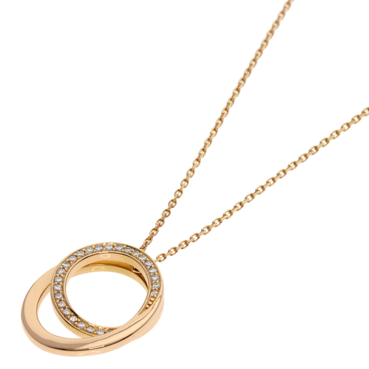 CARTIER Etincel de Cartier Diamond Necklace K18 Pink Gold Ladies [Used]