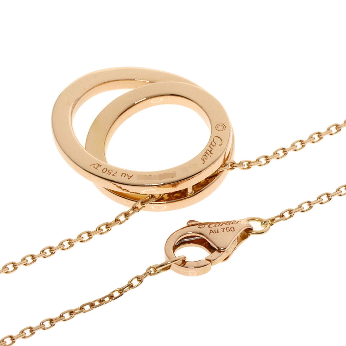 CARTIER Etincel de Cartier Diamond Necklace K18 Pink Gold Ladies [Used]