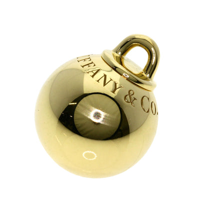 TIFFANY&Co. Hardware ball Pendant top K18 Yellow Gold Ladies [Used]