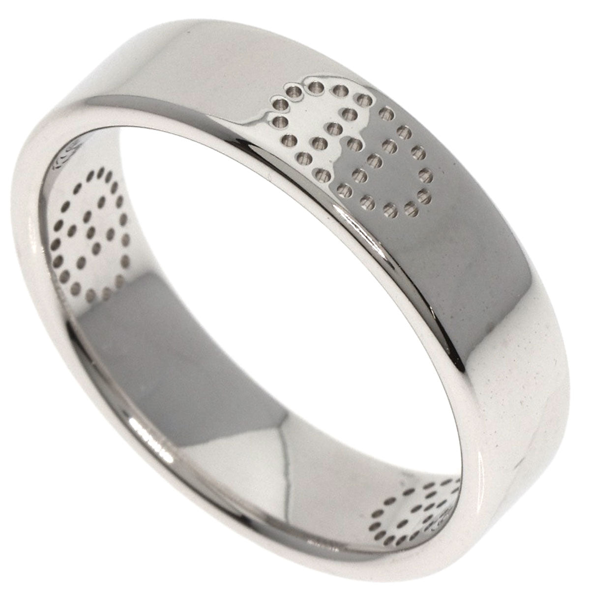 HERMES Evelyn Eclipse #58 Ring K18 White Gold Ladies [Used]