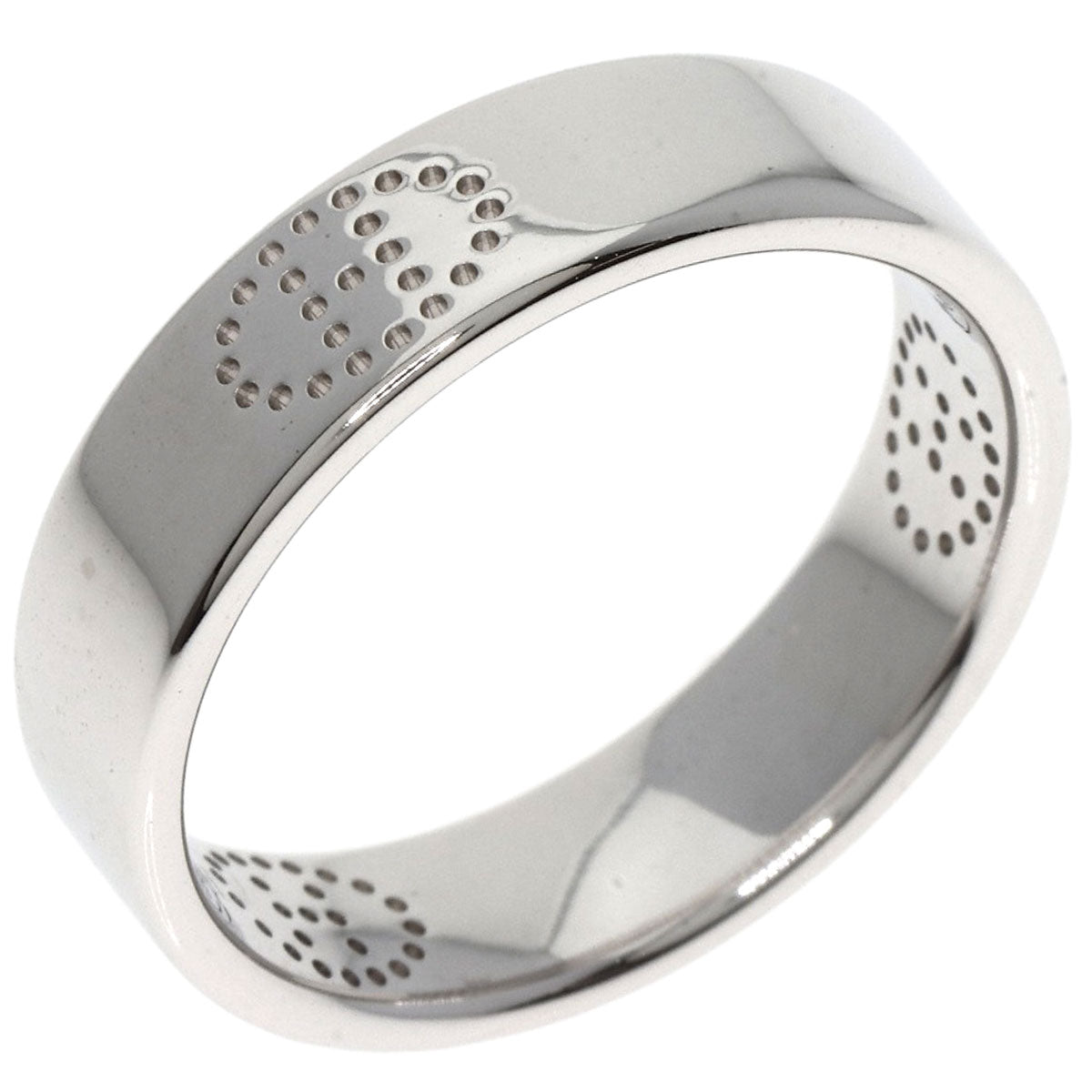 HERMES Evelyn Eclipse #58 Ring K18 White Gold Ladies [Used]