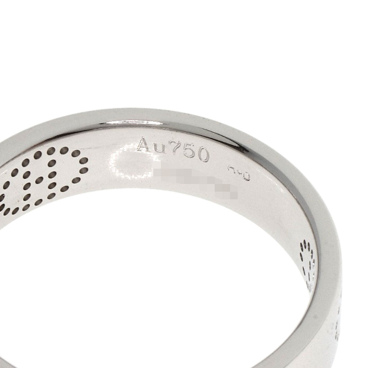 HERMES Evelyn Eclipse #58 Ring K18 White Gold Ladies [Used]