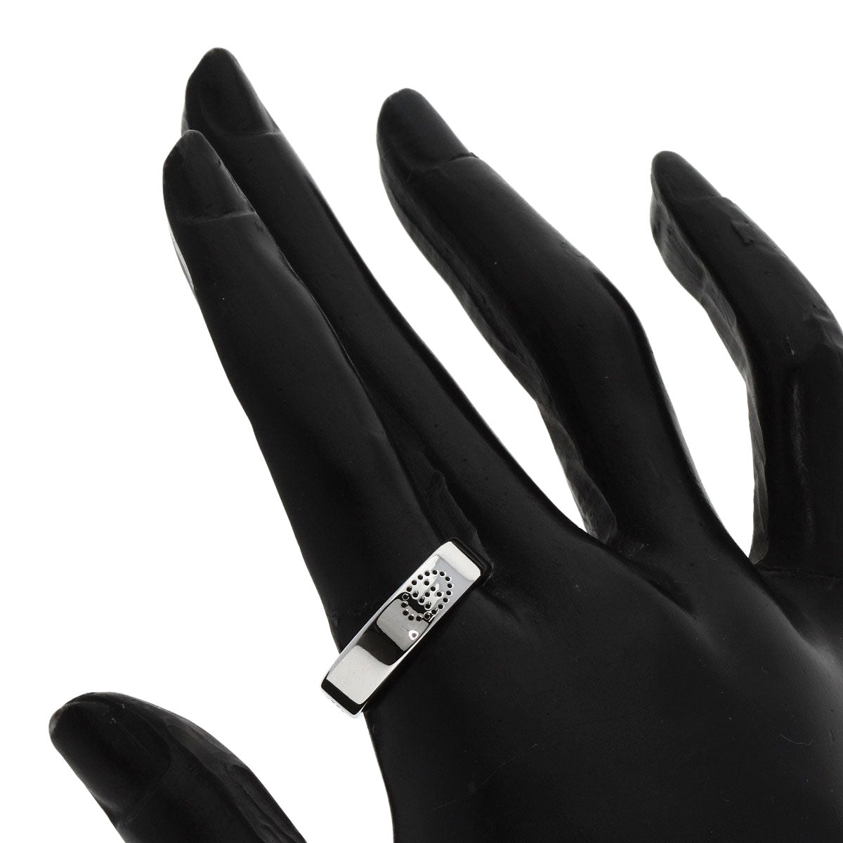 HERMES Evelyn Eclipse #58 Ring K18 White Gold Ladies [Used]