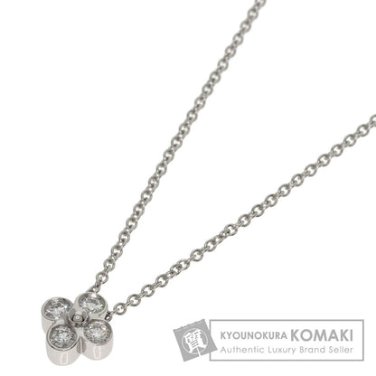 TIFFANY&Co. Bezel set Diamond Necklace Platinum PT950 Ladies [Used]