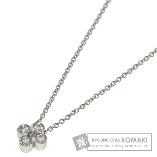 TIFFANY&Co. Bezel set Diamond Necklace Platinum PT950 Ladies [Used]