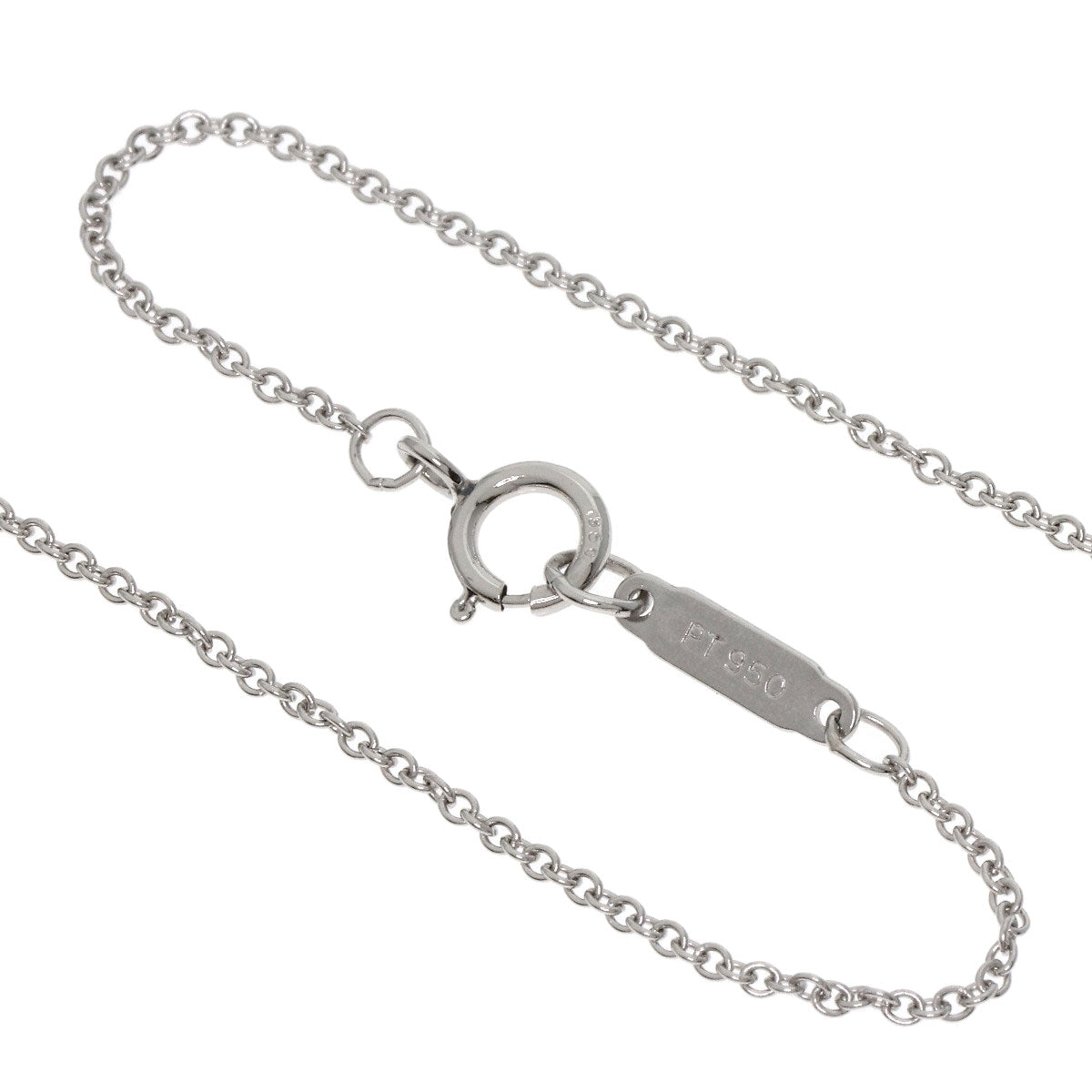 TIFFANY&Co. Bezel set Diamond Necklace Platinum PT950 Ladies [Used]