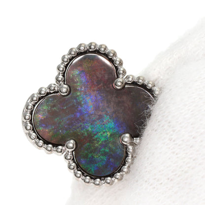 Van Cleef & Arpels Magic Alhambra 6 Motifs Mother of Pearl Chalcedony Necklace K18 White Gold Ladies [Used]