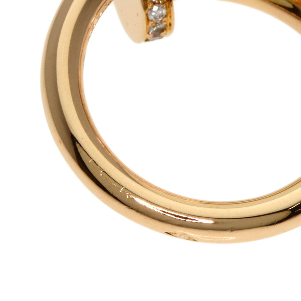CARTIER Juste un Clou Classic Model Diamond #51 Ring K18 Pink Gold Ladies [Used]