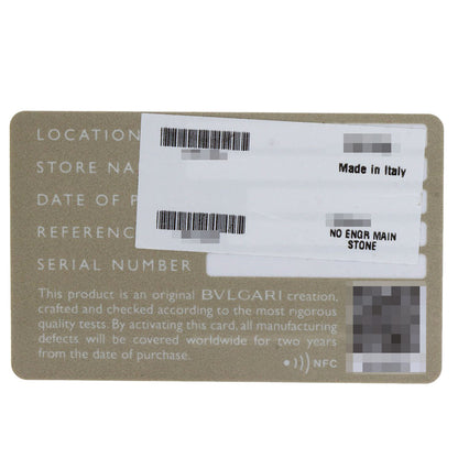 BVLGARI B.zero1 Design Legend Diamond Necklace K18 Pink Gold Ladies [Used]