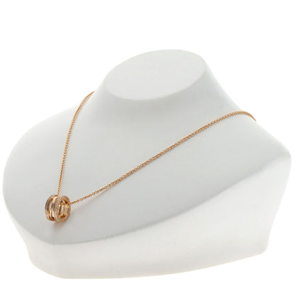 BVLGARI B.zero1 Design Legend Diamond Necklace K18 Pink Gold Ladies [Used]