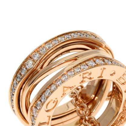 BVLGARI B.zero1 Design Legend Diamond Necklace K18 Pink Gold Ladies [Used]