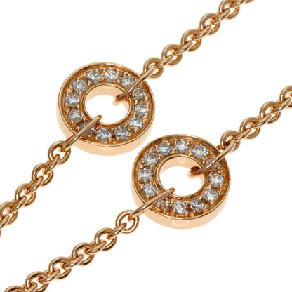 BVLGARI B.zero1 Element Diamond White Ceramic Necklace K18 Pink Gold Ladies [Used]