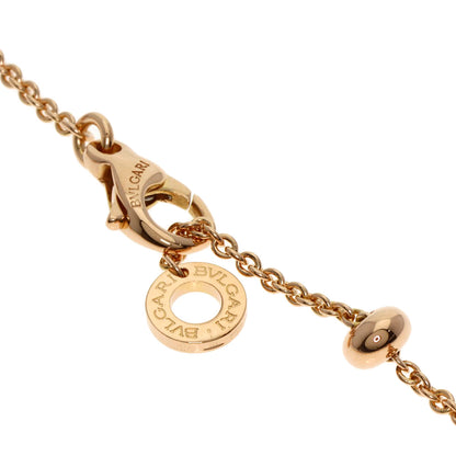 BVLGARI B.zero1 Element Diamond White Ceramic Necklace K18 Pink Gold Ladies [Used]