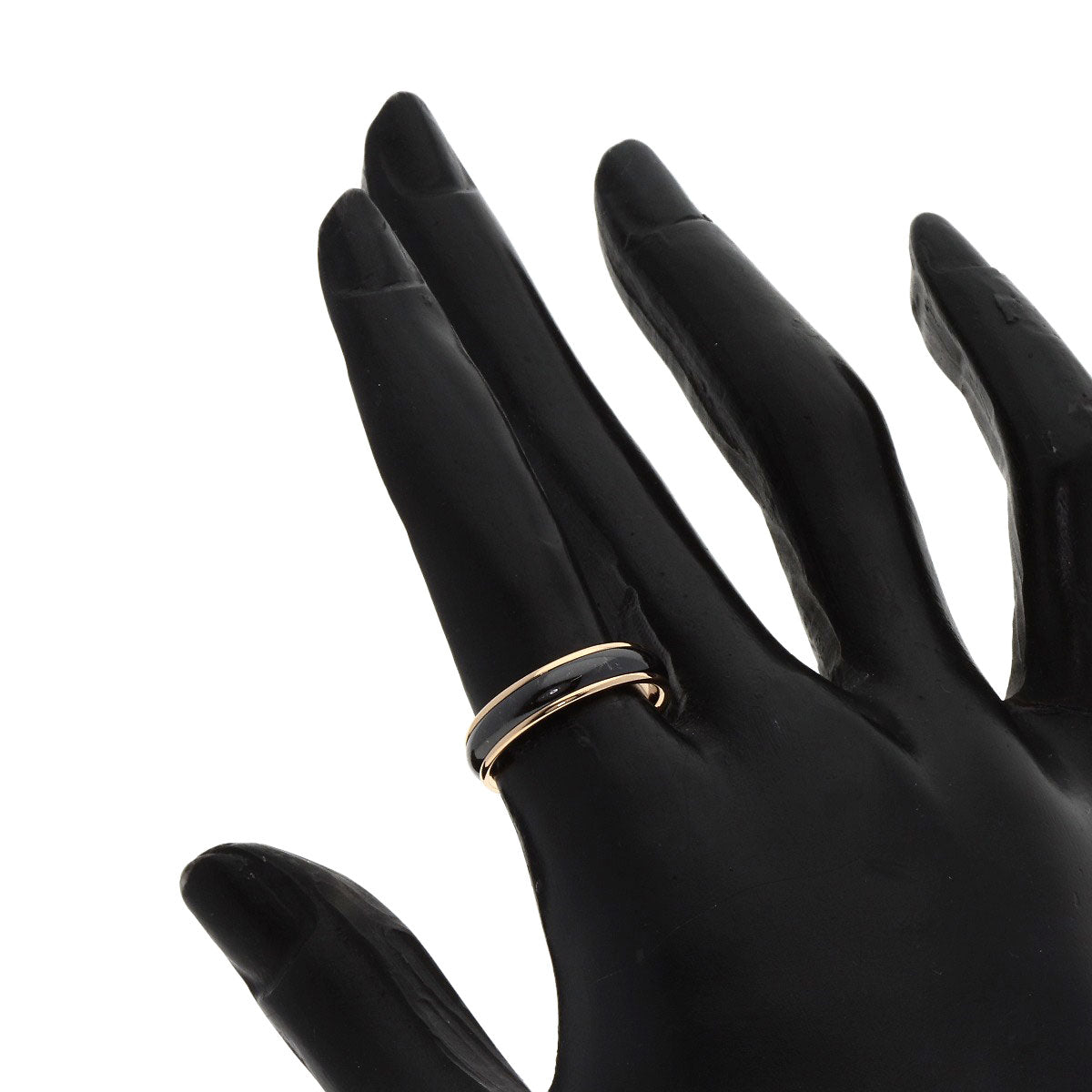 TIFFANY&Co. Classic band Titanium Ring K18 Pink Gold Ladies [Used]