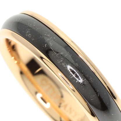 TIFFANY&Co. Classic band Titanium Ring K18 Pink Gold Ladies [Used]