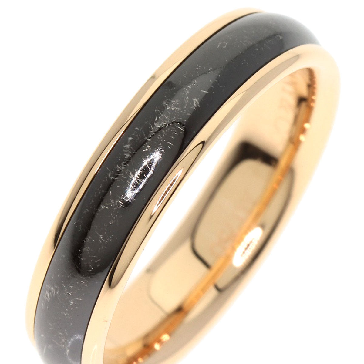 TIFFANY&Co. Classic band Titanium Ring K18 Pink Gold Ladies [Used]