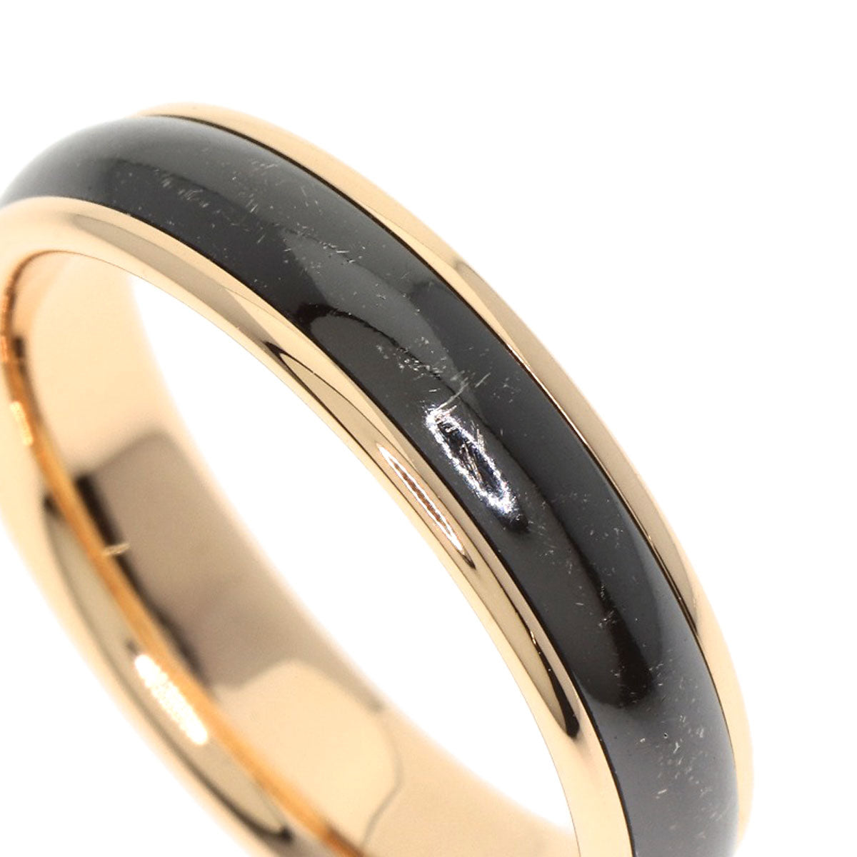 TIFFANY&Co. Classic band Titanium Ring K18 Pink Gold Ladies [Used]