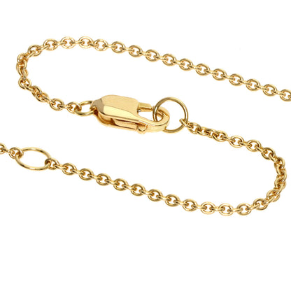 HARRY WINSTON Traffic Cross Diamond Necklace K18 Yellow Gold Ladies [Used]