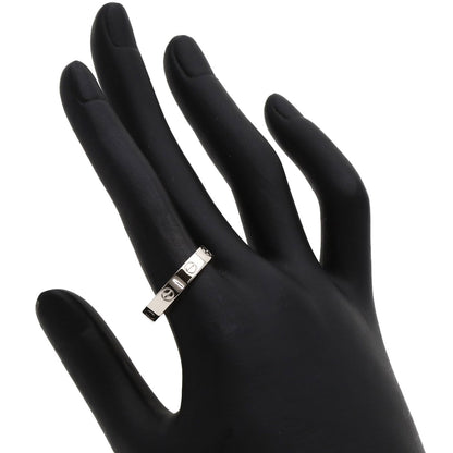 CARTIER Mini love ring #58 Ring K18 White Gold Ladies [Used]