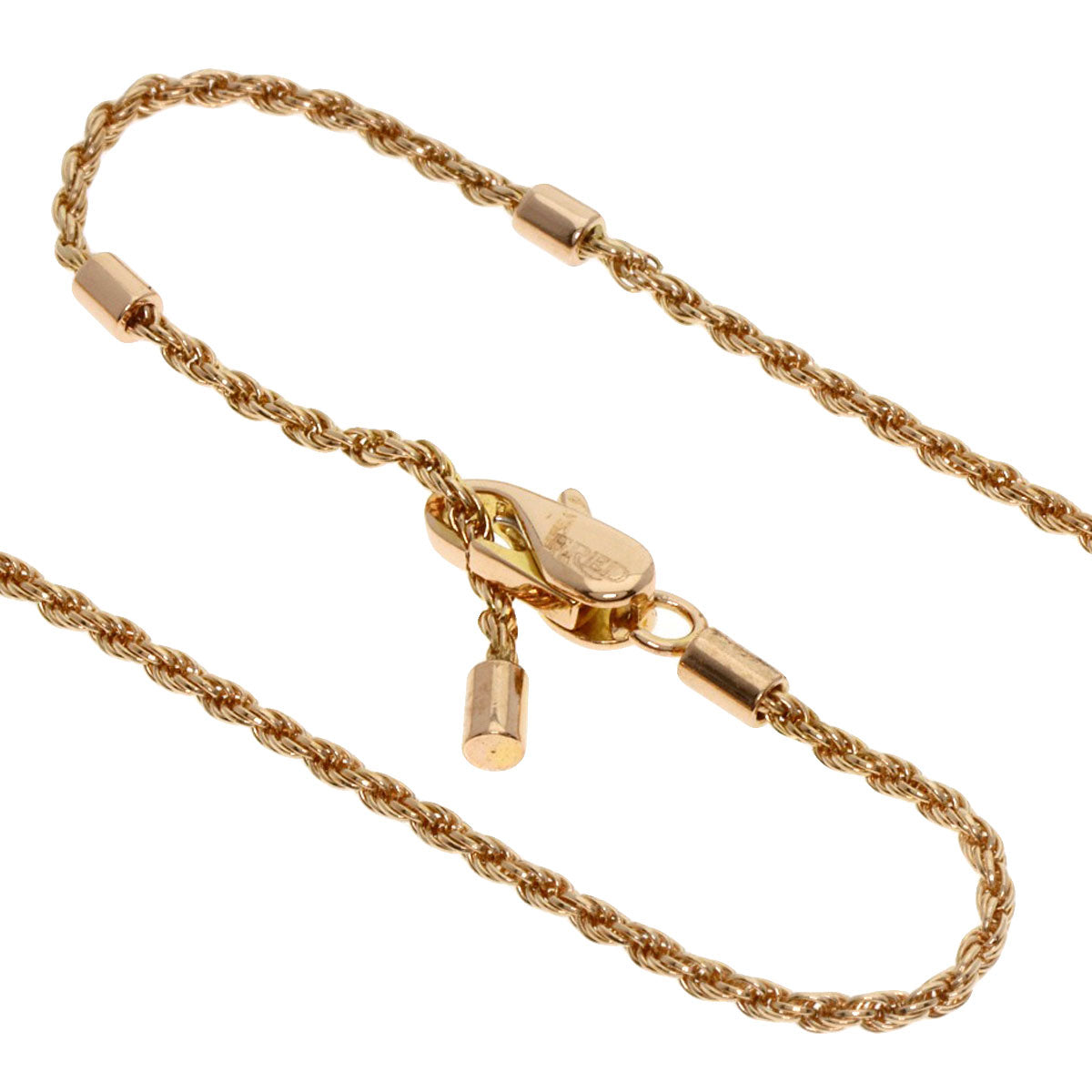 FRED Force 10 Medium Diamond Necklace K18 Pink Gold Ladies [Used]