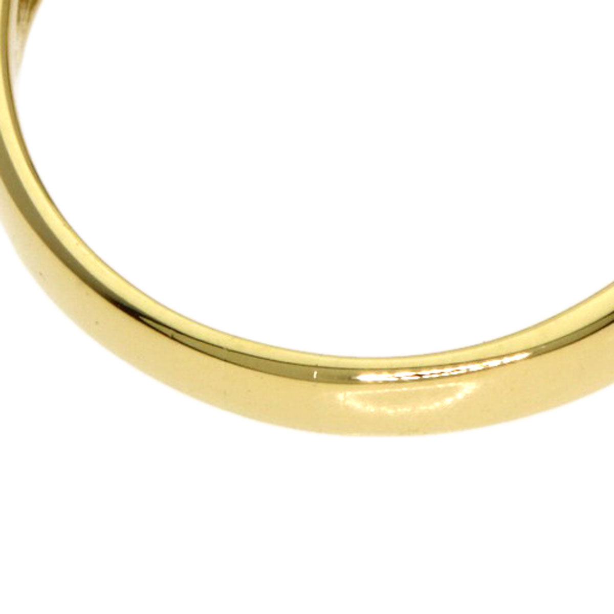 Ponte Vecchio Pearl Pearl Diamond Ring K18 Yellow Gold Ladies [Used]