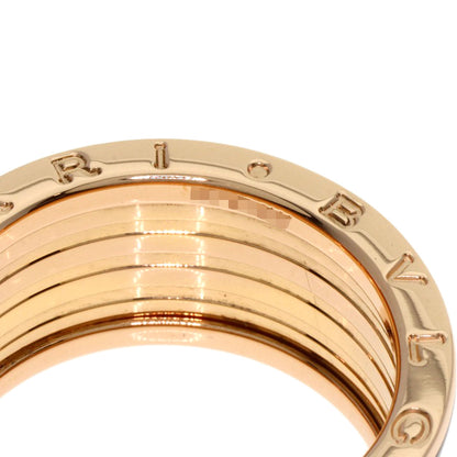 BVLGARI B.zero1 Rock Black Ceramic #62 Ring K18 Pink Gold unisex [Used]