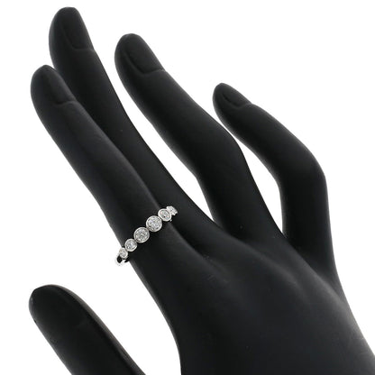 TIFFANY&Co. jazz graduated Ring Platinum PT950 Ladies [Used]