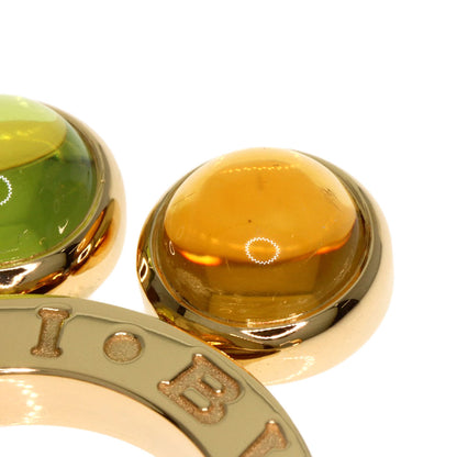 BVLGARI allegra multicolor stone Pendant top K18 Yellow Gold Ladies [Used]