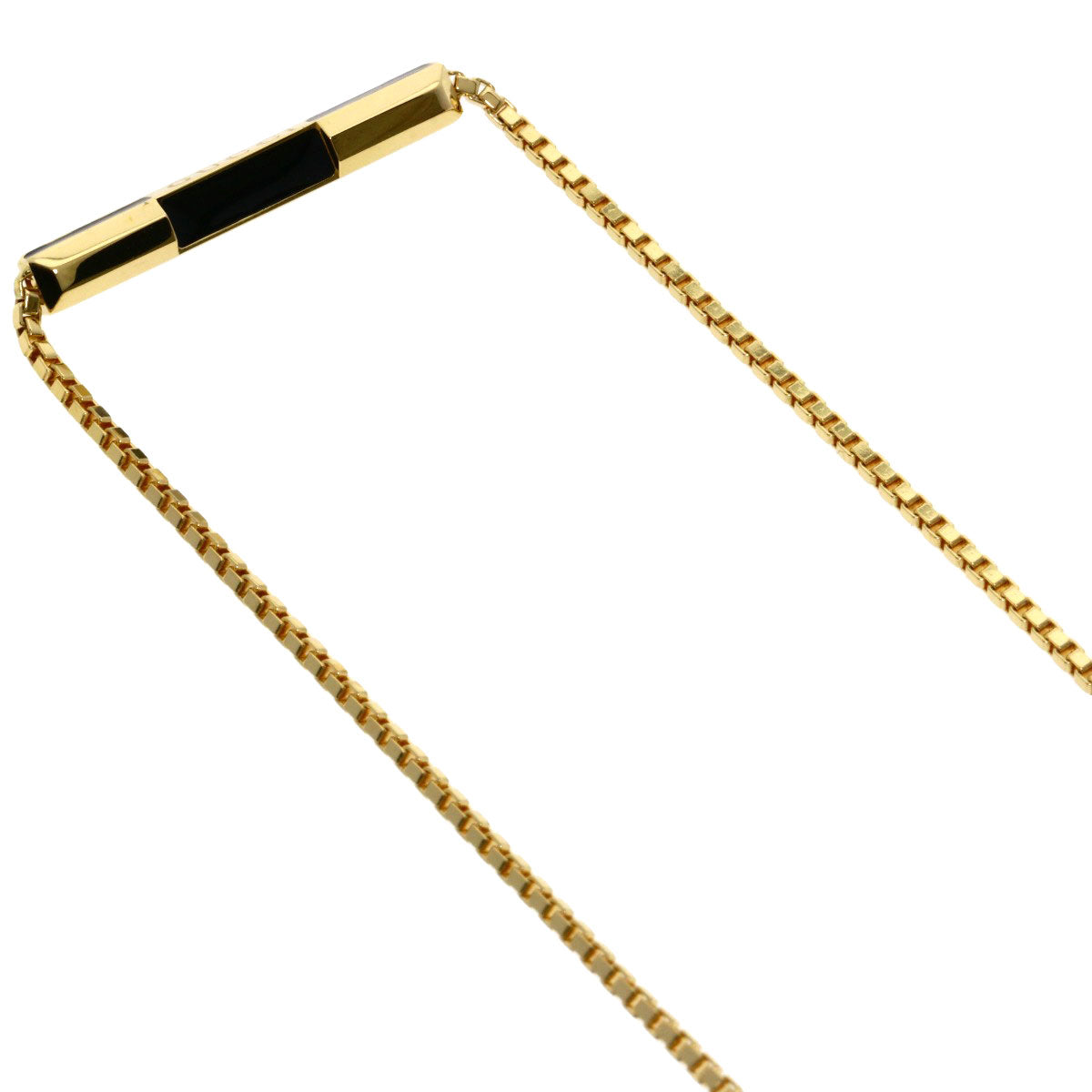 GUCCI Link to love Necklace K18 Yellow Gold Ladies [Used]