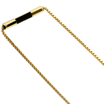 GUCCI Link to love Necklace K18 Yellow Gold Ladies [Used]