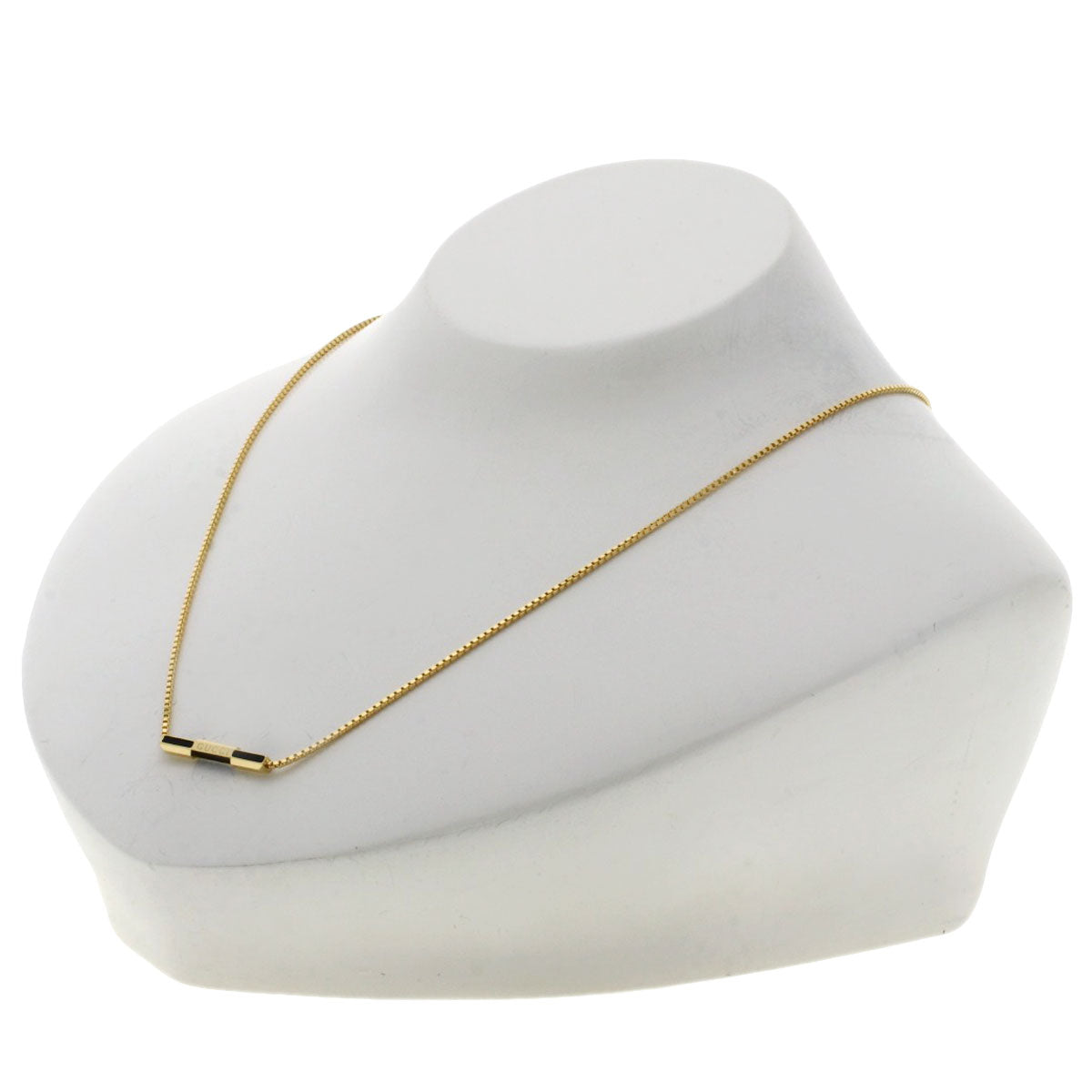 GUCCI Link to love Necklace K18 Yellow Gold Ladies [Used]