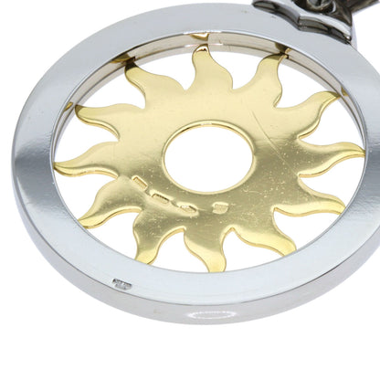 BVLGARI Tondosan Large TOP Pendant top Stainless Steel 18K Yellow Goldmens [Used]