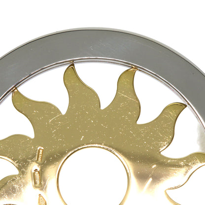 BVLGARI Tondosan Large TOP Pendant top Stainless Steel 18K Yellow Goldmens [Used]