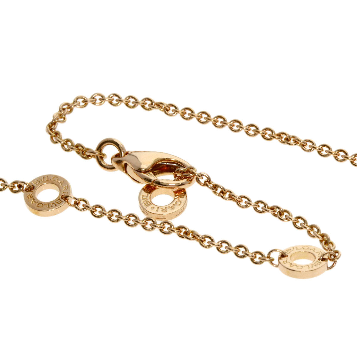 BVLGARI B.zero1 Legend Necklace K18 Pink Gold Ladies [Used]