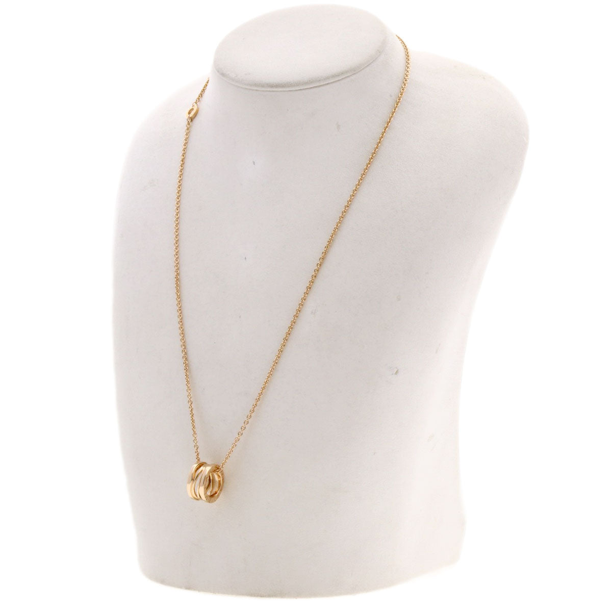 BVLGARI B.zero1 Legend Necklace K18 Pink Gold Ladies [Used]