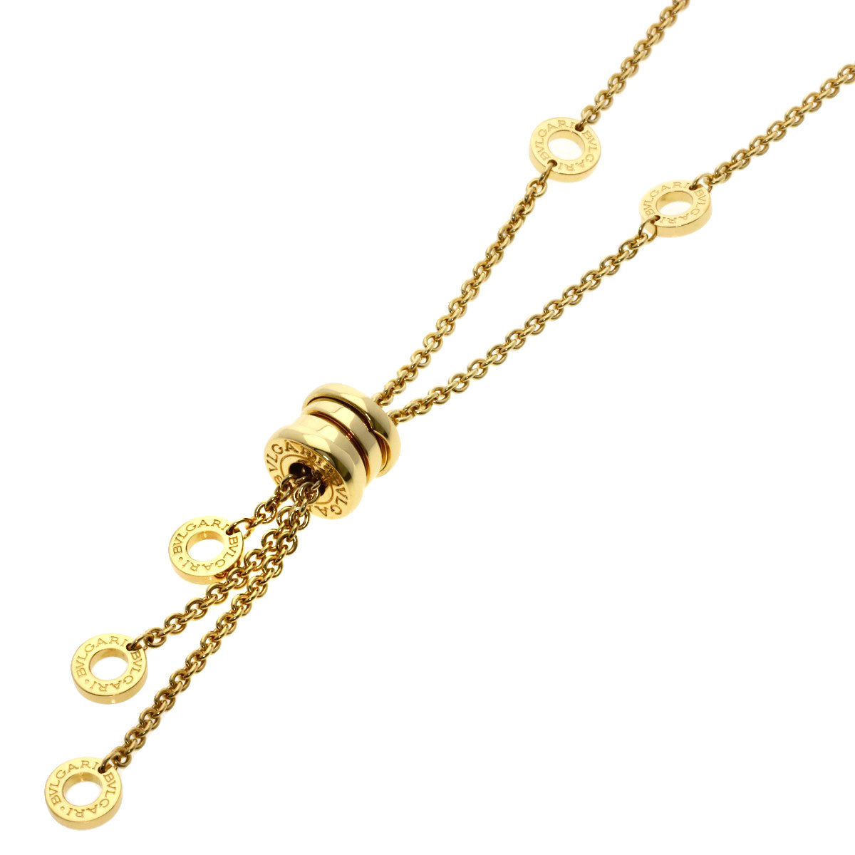 BVLGARI B.zero1 element Necklace K18 Yellow Gold Ladies [Used]