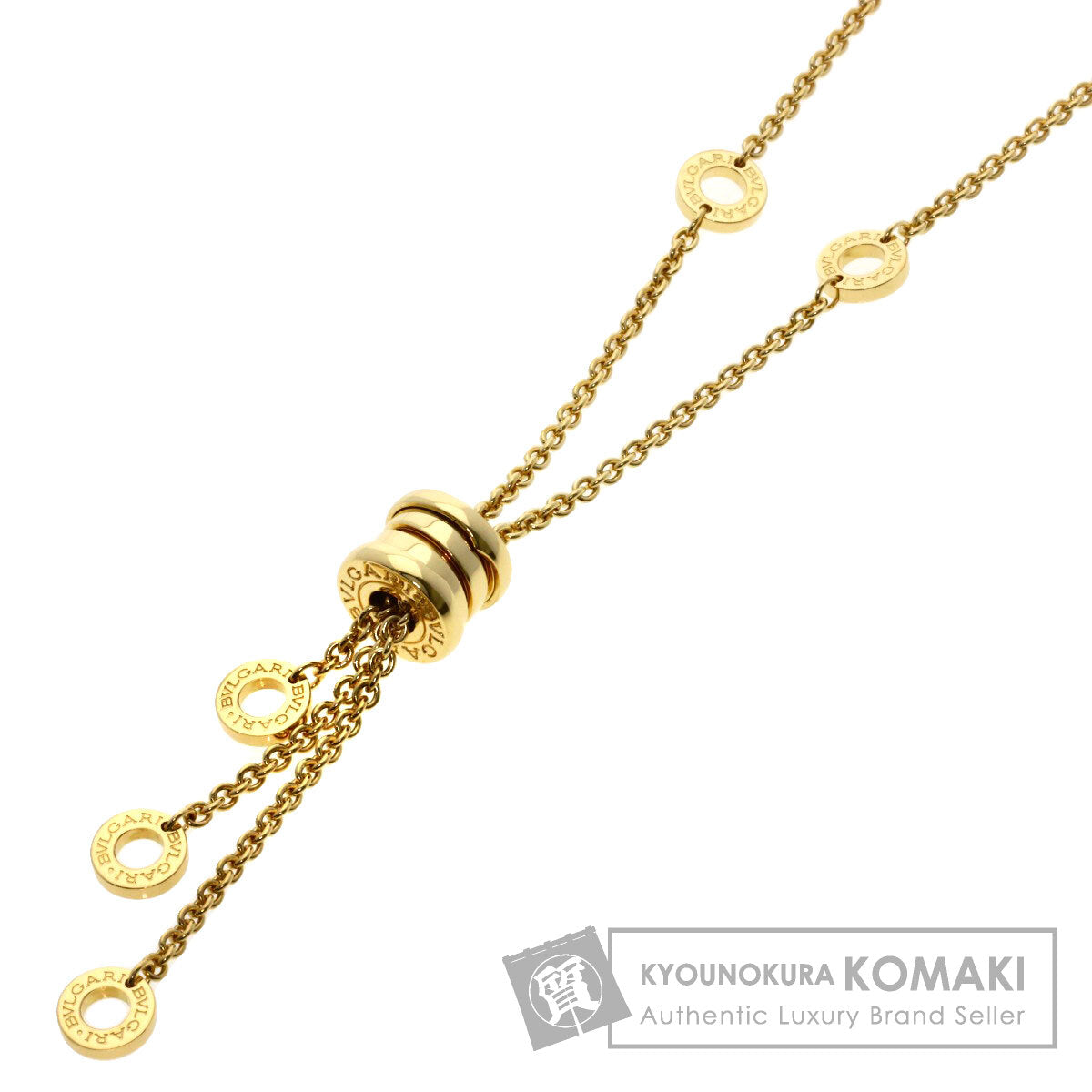 BVLGARI B.zero1 element Necklace K18 Yellow Gold Ladies [Used]