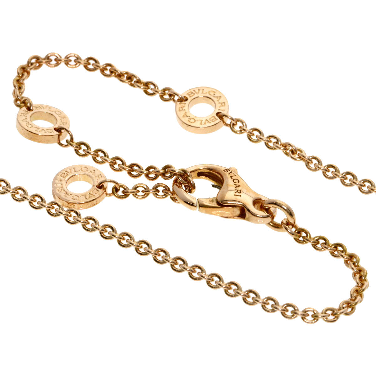 BVLGARI B.zero1 Legend Necklace K18 Pink Gold Ladies [Used]