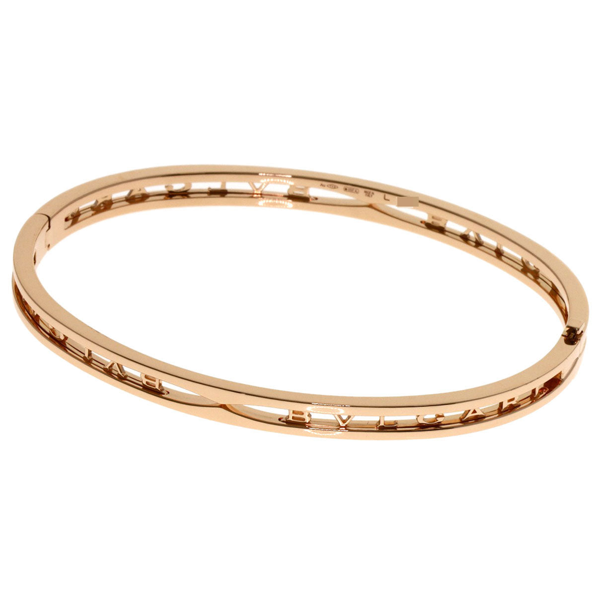 BVLGARI B.zero1 L Bracelet K18 Pink Gold Ladies [Used]