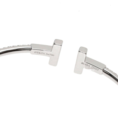 TIFFANY&Co. TWire Diamond Bracelet K18 White Gold Ladies [Used]