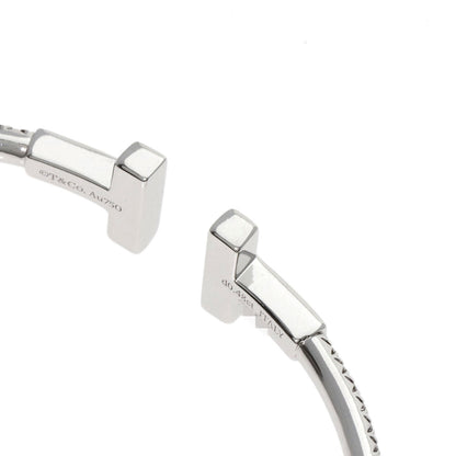 TIFFANY&Co. TWire Diamond Bracelet K18 White Gold Ladies [Used]