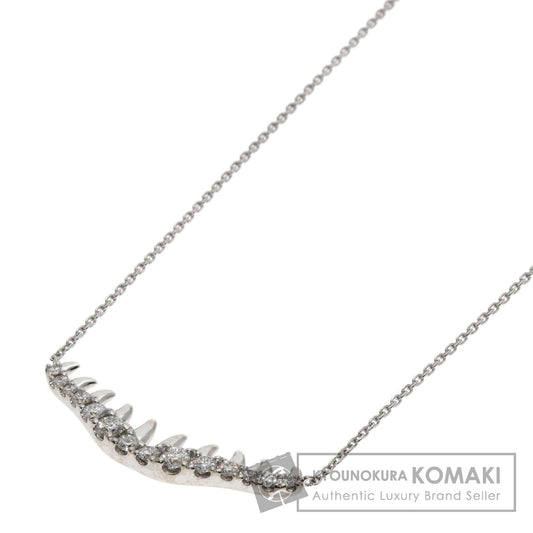 TASAKI Danger Gulper Diamond Necklace K18 White Gold Ladies [Used]