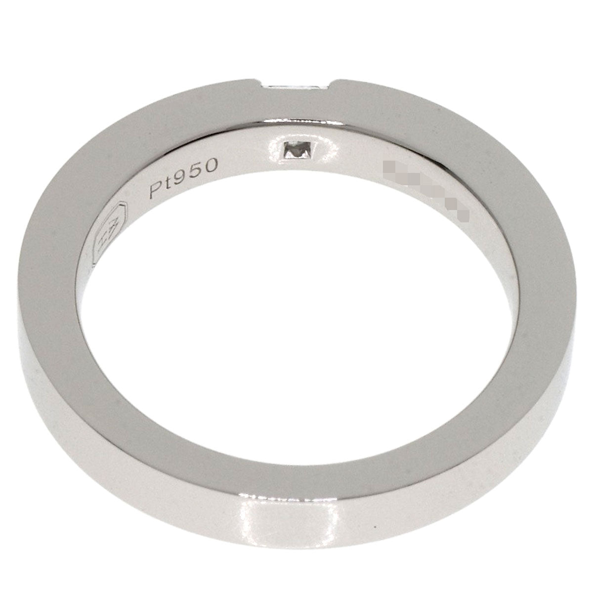 HARRY WINSTON Princess Cut Wedding Diamond Ring Platinum PT950 Ladies [Used]