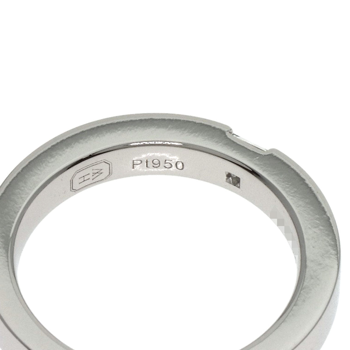 HARRY WINSTON Princess Cut Wedding Diamond Ring Platinum PT950 Ladies [Used]