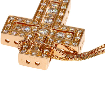 Damiani Belle Epoque SM Diamond Necklace K18 Pink Gold Ladies [Used]