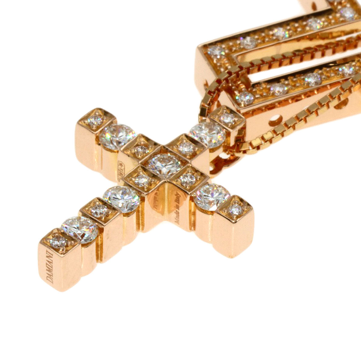 Damiani Belle Epoque SM Diamond Necklace K18 Pink Gold Ladies [Used]