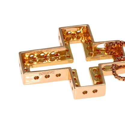 Damiani Belle Epoque SM Diamond Necklace K18 Pink Gold Ladies [Used]