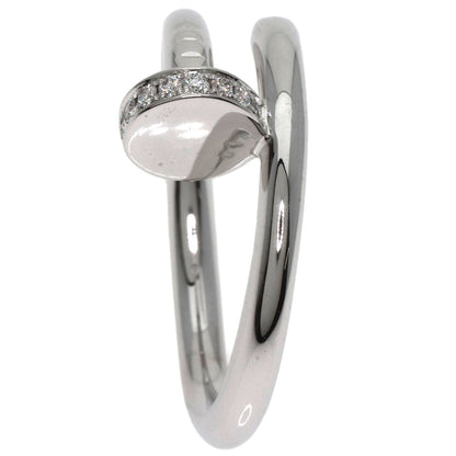 CARTIER   Juste un Clou Classic Model Diamond #56 Ring  K18 White Gold Ladies [Used]
