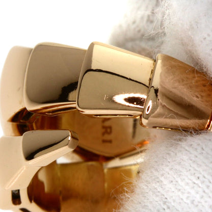 BVLGARI Serpenti Viper Diamond M Ring K18 Pink Gold Ladies [Used]