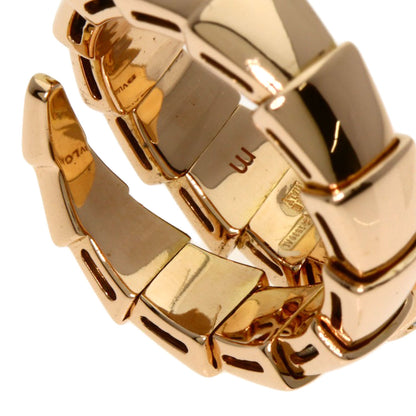 BVLGARI Serpenti Viper Diamond M Ring K18 Pink Gold Ladies [Used]